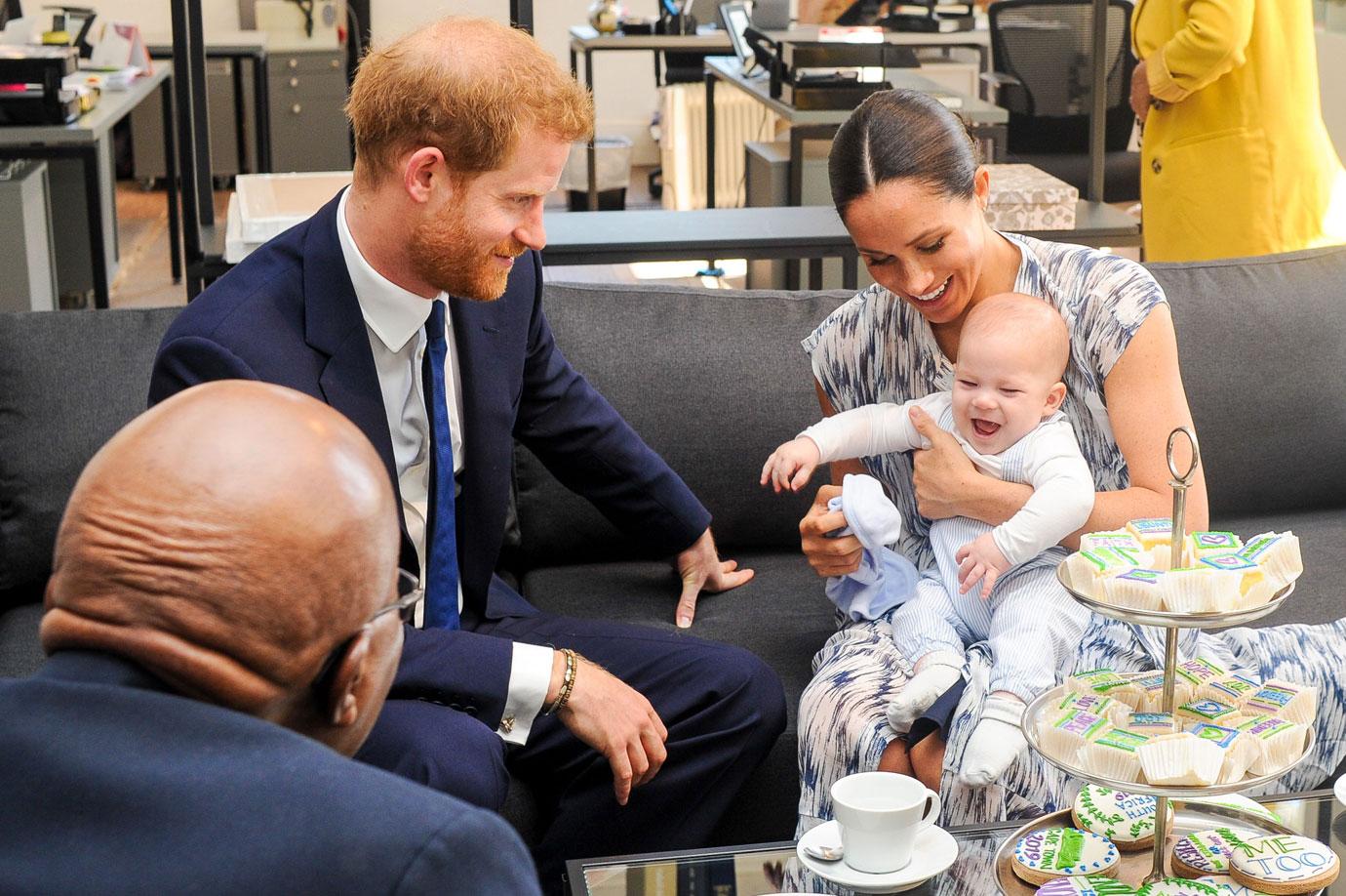 Prince Harry & Meghan Markle Bring Archie On Cape Town Visit