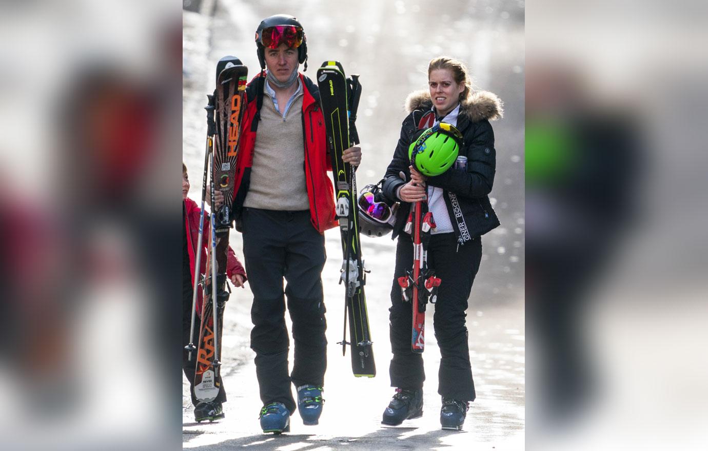 prince andrew daughters beatrice eugenie shopping skiing virginia roberts giuffre case