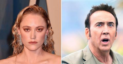 maika monroe nicolas cage