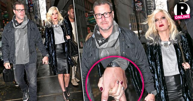 //tori spelling dean mcdermott holding hands nyc pp sl