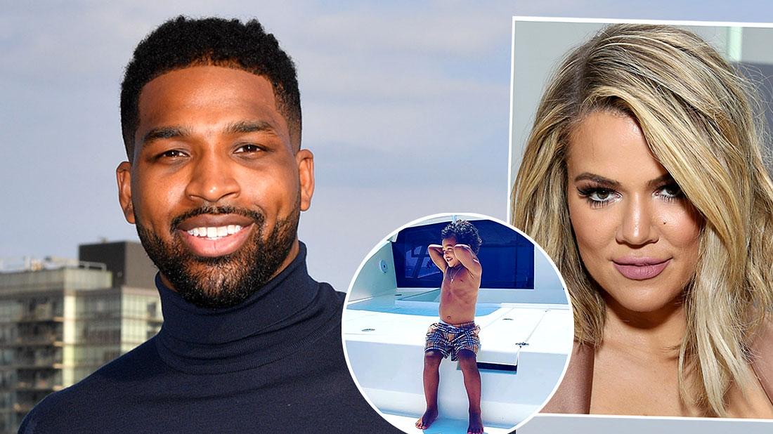 Tristan Posts Yacht Son Pic After Ex Said He Squandered Money On Khloe