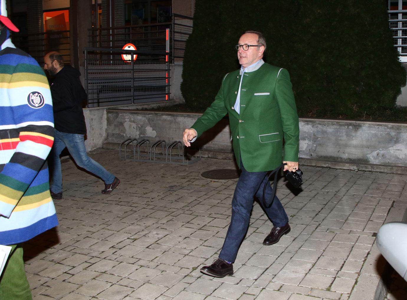 Kevin Spacey Caught On Shopping Date With Younger Boy Toy