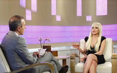 //lindsay lohan parties nbc post