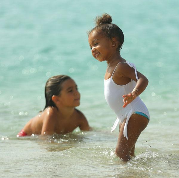 //north west cute bathing suit beach st barts