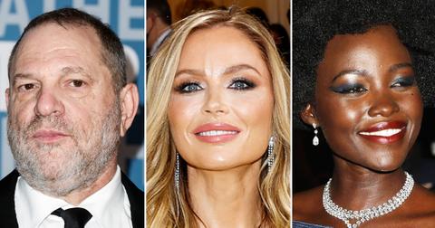 harvey weinstein ex wife georgina chapman met gala lupita nyong o accuser boyfriend adrien photos r