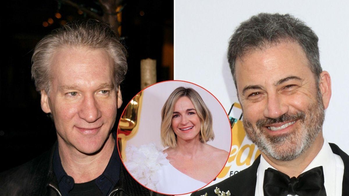 Bill Maher said on 'Club Random,' Jimmy Kimmel is 'very mad' at him after he criticized wife, Molly McNearney.