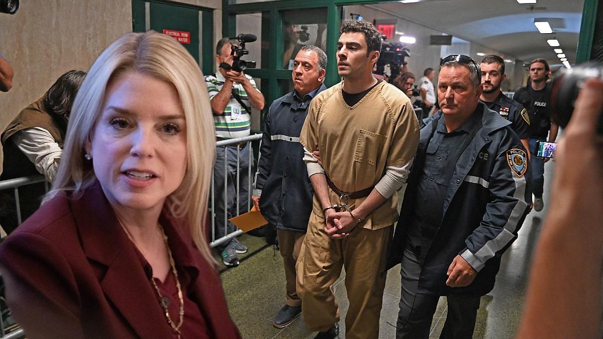 Pam Bondi and Luigi Mangione