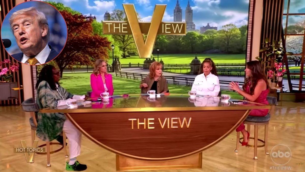 Donald Trump and The View co-hosts
