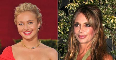 split image of Hayden Panettiere and Lesley Vogel