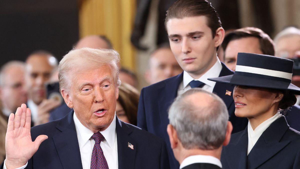 image of Eric Trump reportedly sparked tension after publicly discussing a private Barron moment involving Joe Biden.