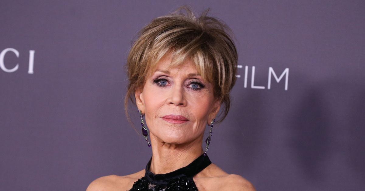 Jane Fonda Wears Wild Jacket & Boots at '80 For Brady' Luncheon – Footwear  News