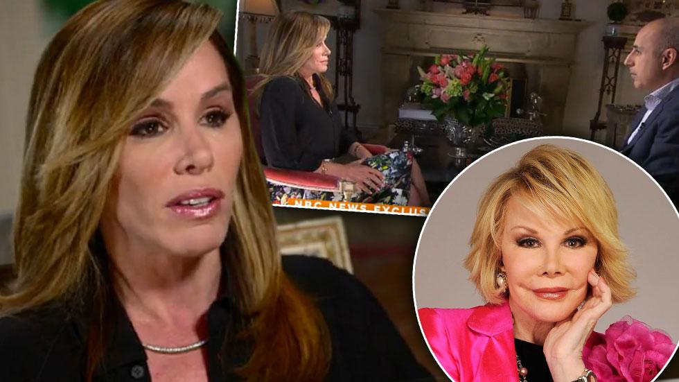 Melissa Rivers Shares Joan Rivers' Final Hours & 'Fashion Police' Feud