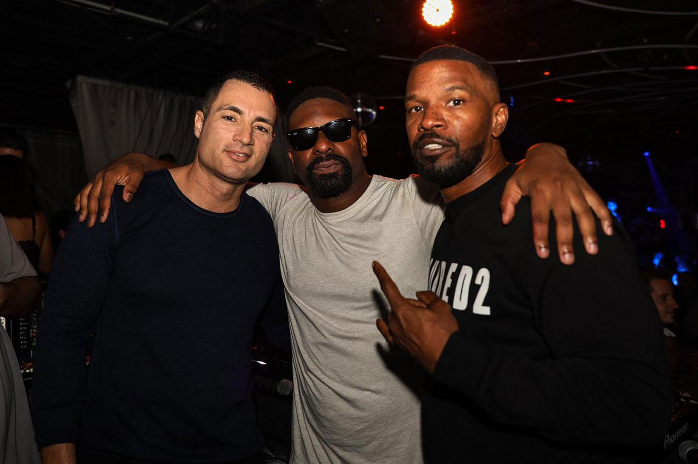 //Jamie Foxx Chris Paciello at Rockwell