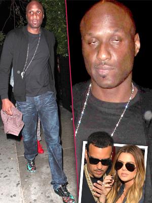 //lamar odom rejected la club ex khloe kardashian french montana party inside tall