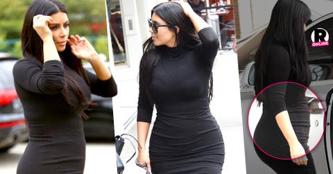 Kim Kardashian Pregnant Baby Bump