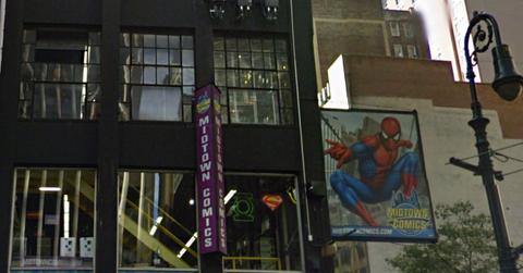 Drugged Man Jumps Out Comic Store Window