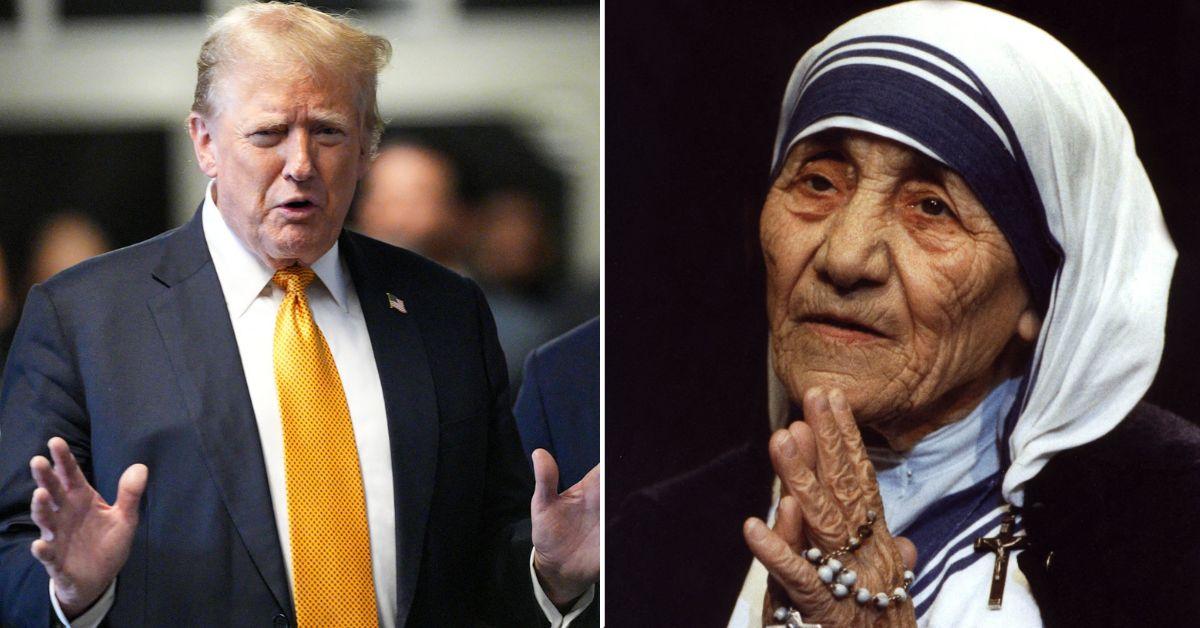 Donald Trump Declares ‘Mother Teresa Could Not Beat These Charges’ Outside Hush Money Trial