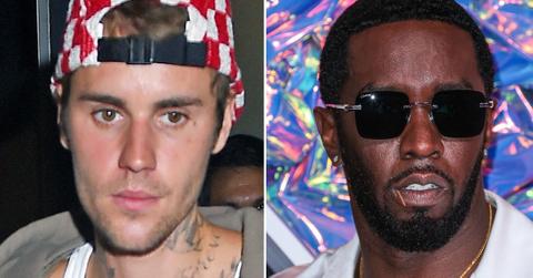 Split photo of Justin Bieber and Sean 'Diddy' Combs.
