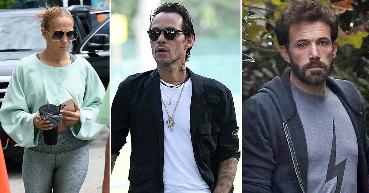 jennifer lopez ex husband marc anthony lunch photos ben affleck reunion