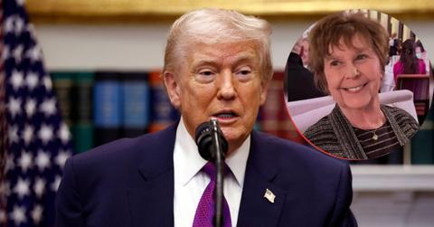 Composite photo of Donald Trump and Nancy Guthrie