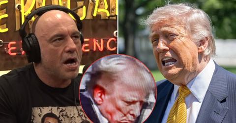 Photo of Joe Rogan, Donald Trump