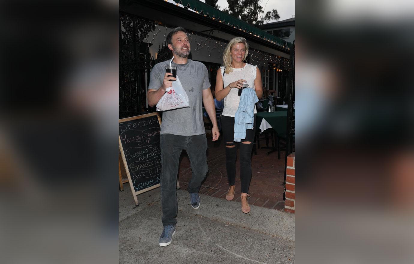 Ben Affleck Lindsay Shookus Dinner Date