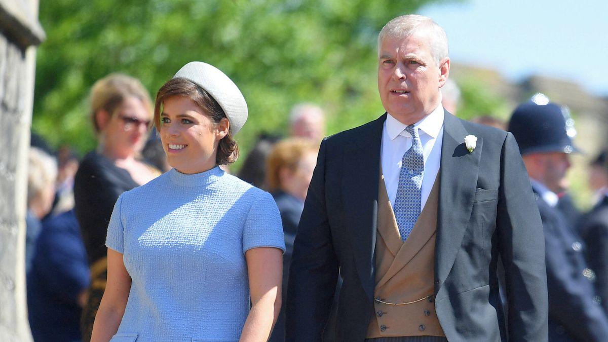 Photo of Princess Eugenie and Andrew Windsor