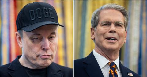 Photo of Elon Musk, Scott Bessent