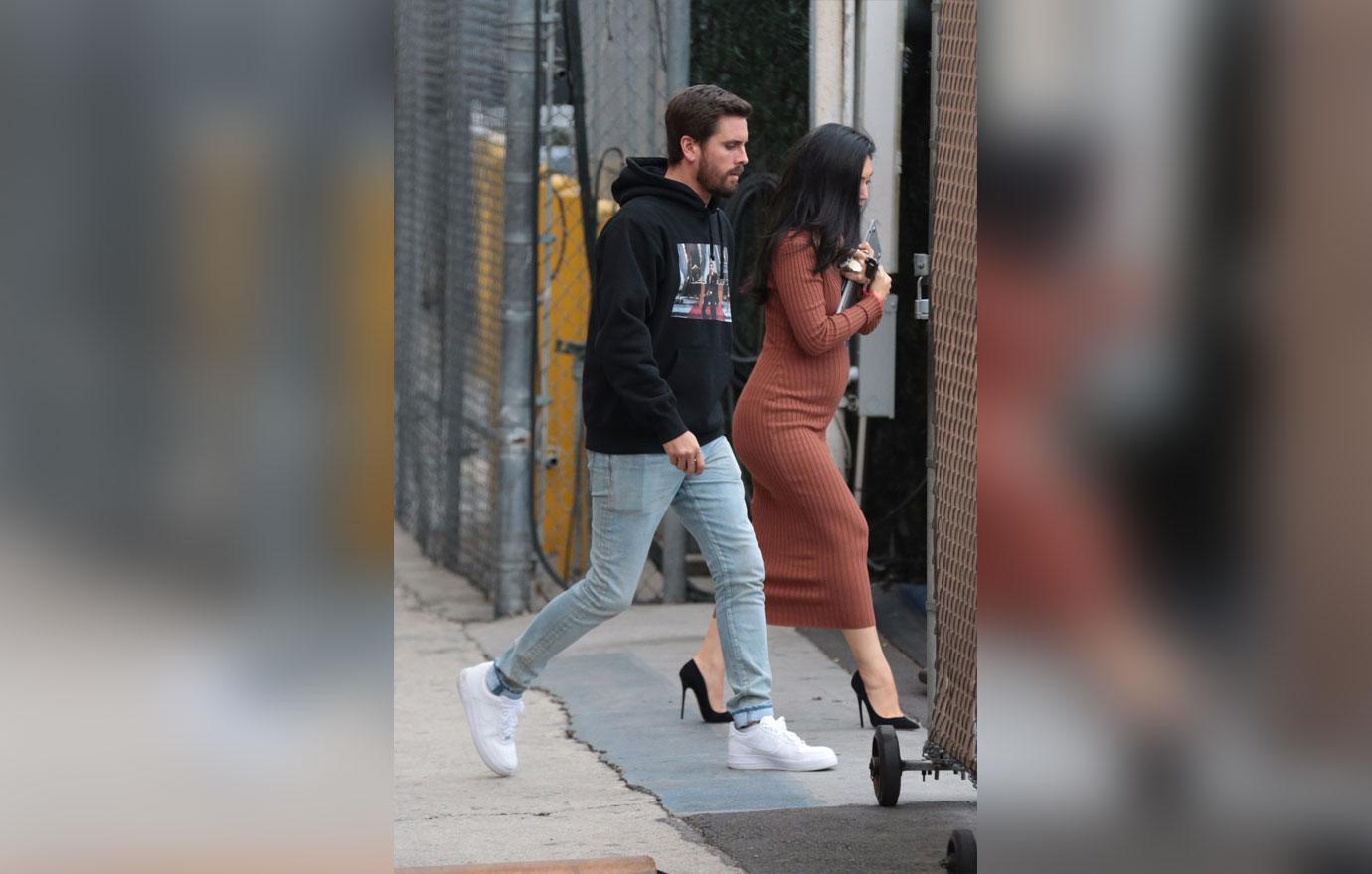 Kim Kardashian Scott Disick Jimmy Kimmel