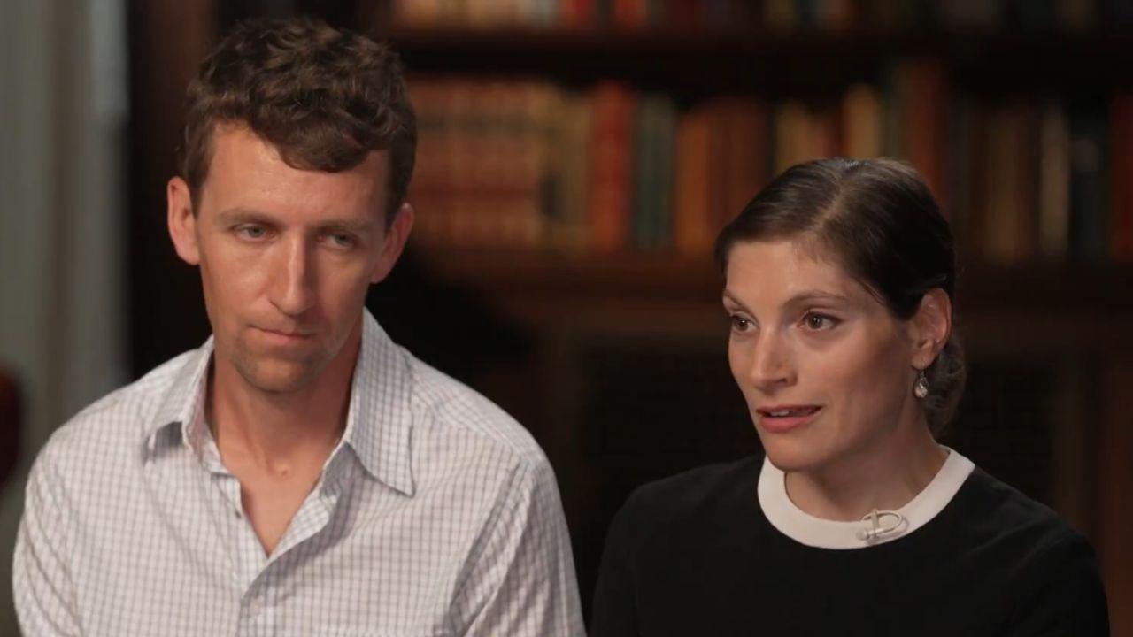 A photo of Patrick Clancy and Rachel Danis