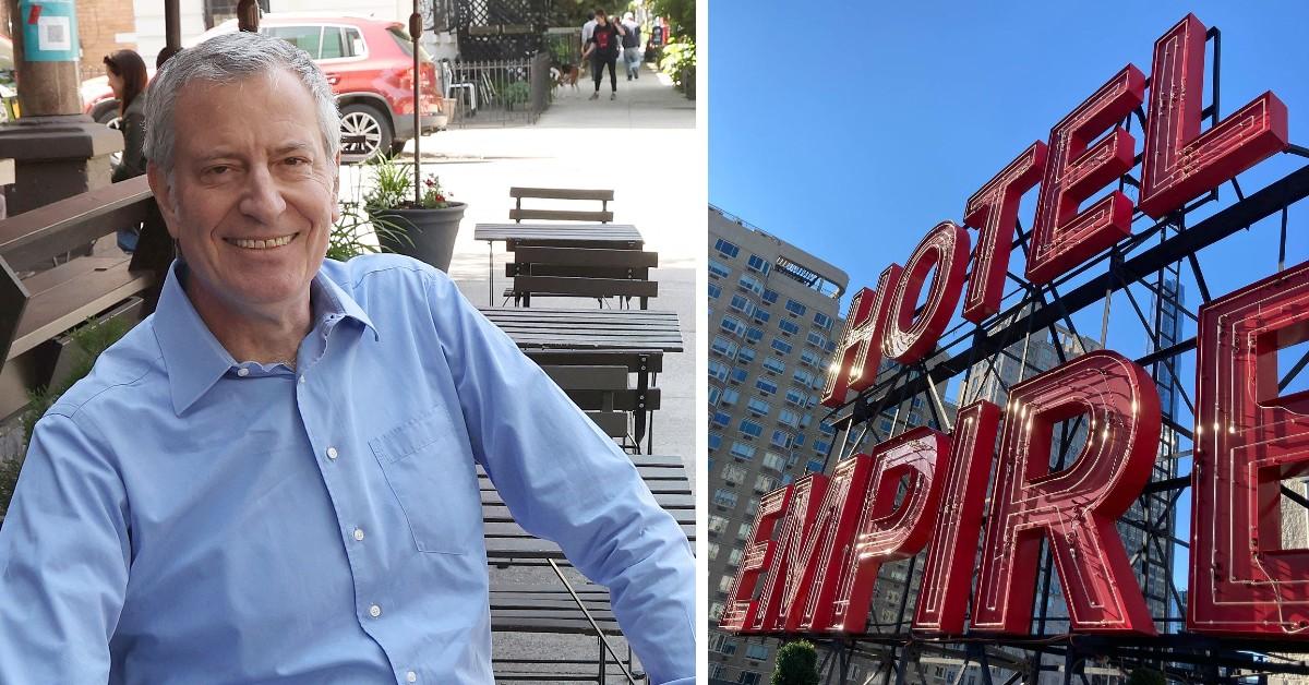 Ex-NYC Mayor Bill de Blasio Spotted Getting Hot and Heavy With Mystery