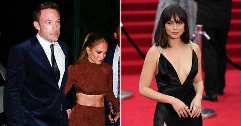 jennifer lopez ben affleck holding hands nyc last duel premiere photos ana de armas movie press tour