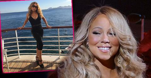 //Mariah Carey Photoshop Fail Instagram Vacation French Riviera pp