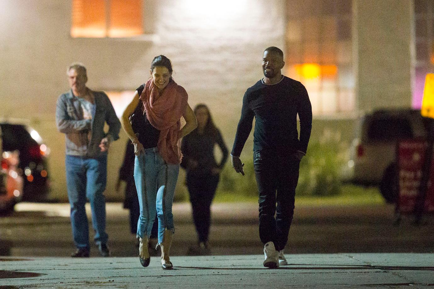 Katie Holmes Jamie Foxx Hold Hands New Orleans