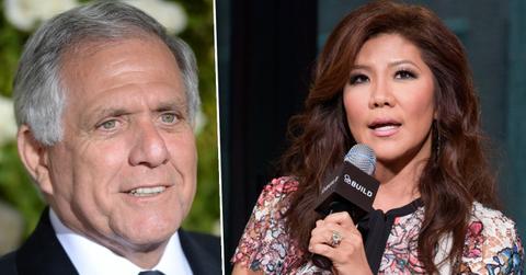 Les Moonves and Julie Chen