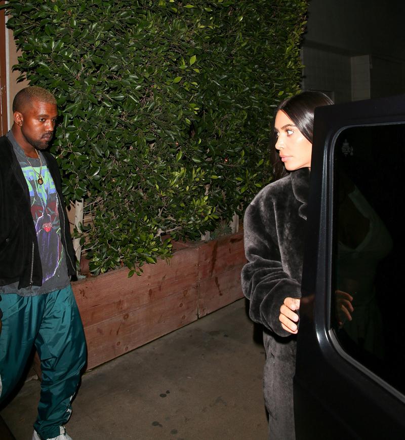 Kim Kardashian Kanye West Dinner Date Divorce Rumors