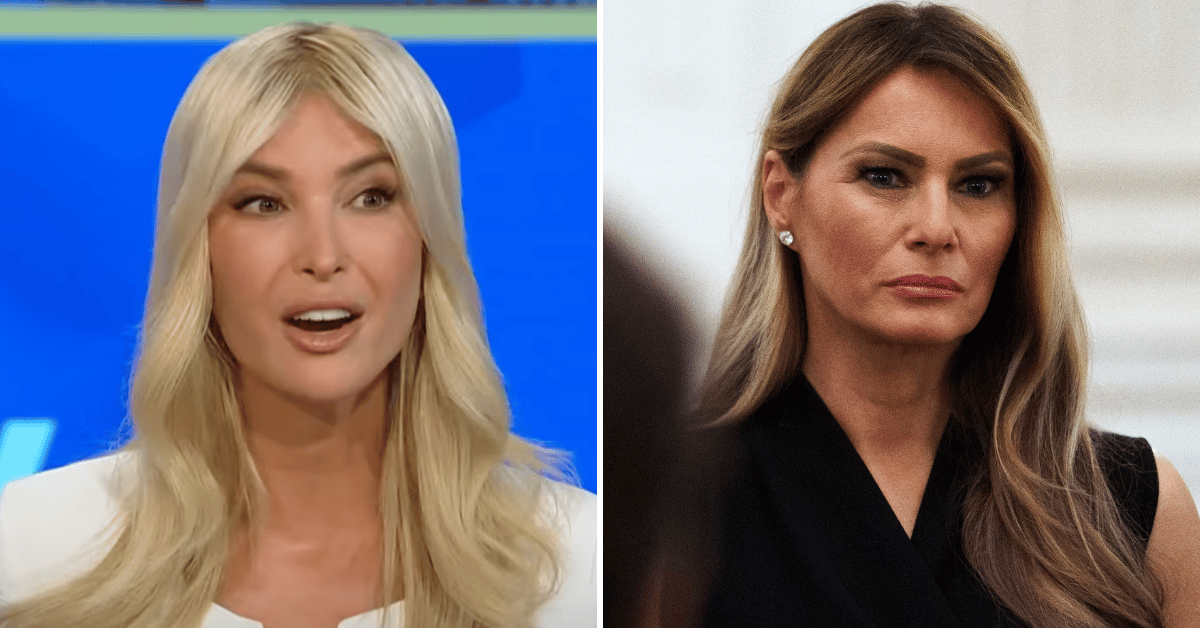 Split photo of Ivanka Trump and Melania Trump