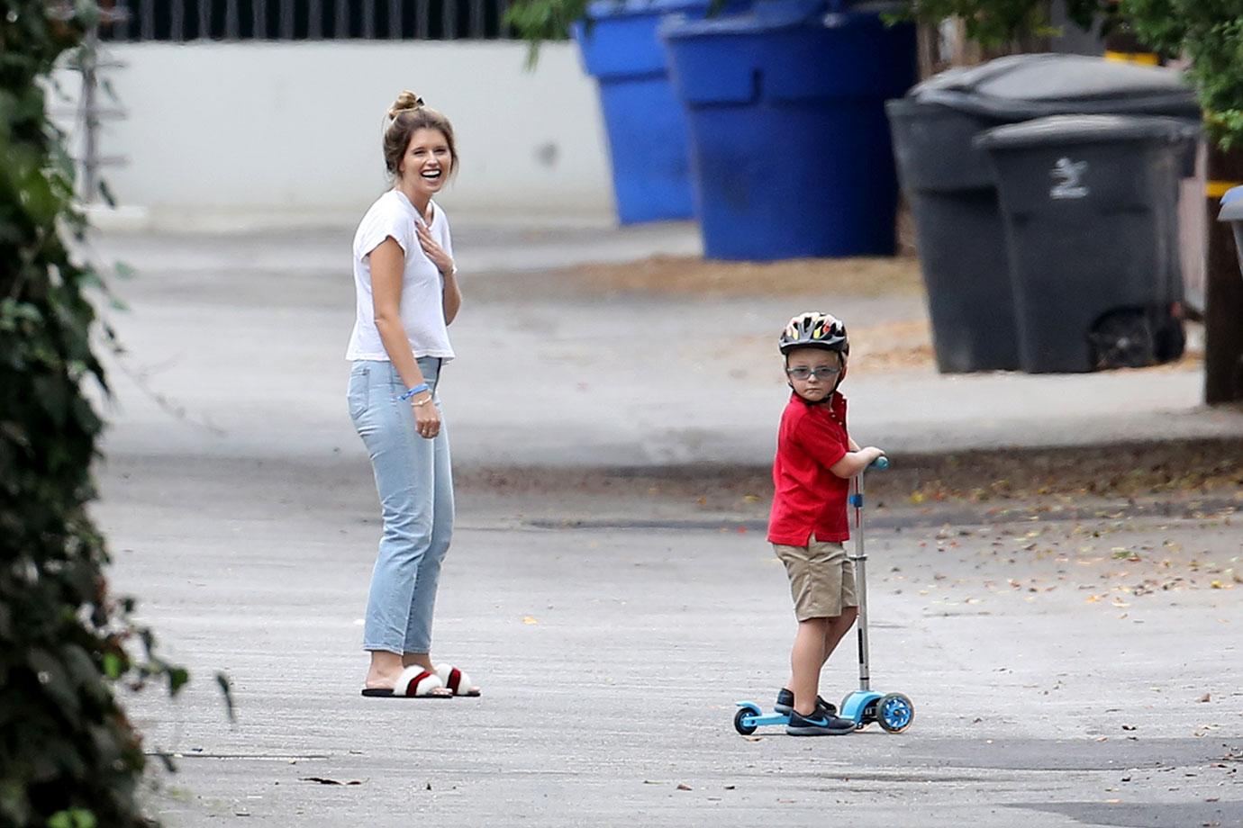 Katherine Schwarzenegger With Chris Pratt’s Son Jack