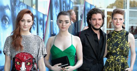 Game Of Thrones Premiere Season 7 Kit Harrington Sophie Turner Photos
