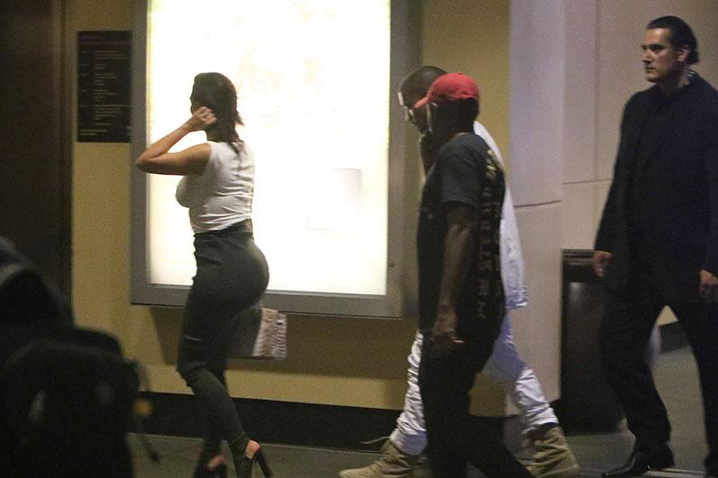 //kim kardashian butt pads tight skirt fake booty