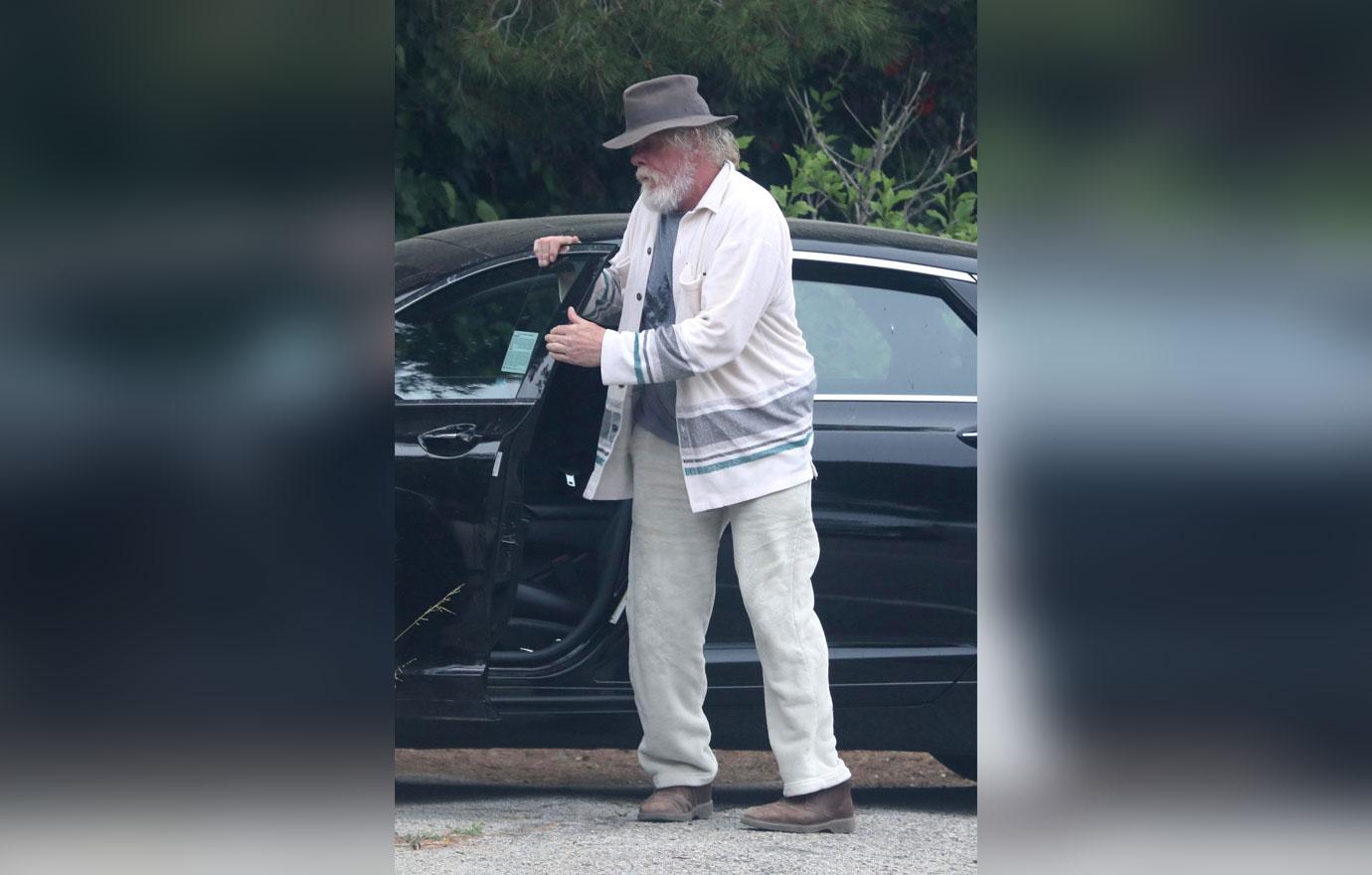 Nick nolte tired shopping malibu