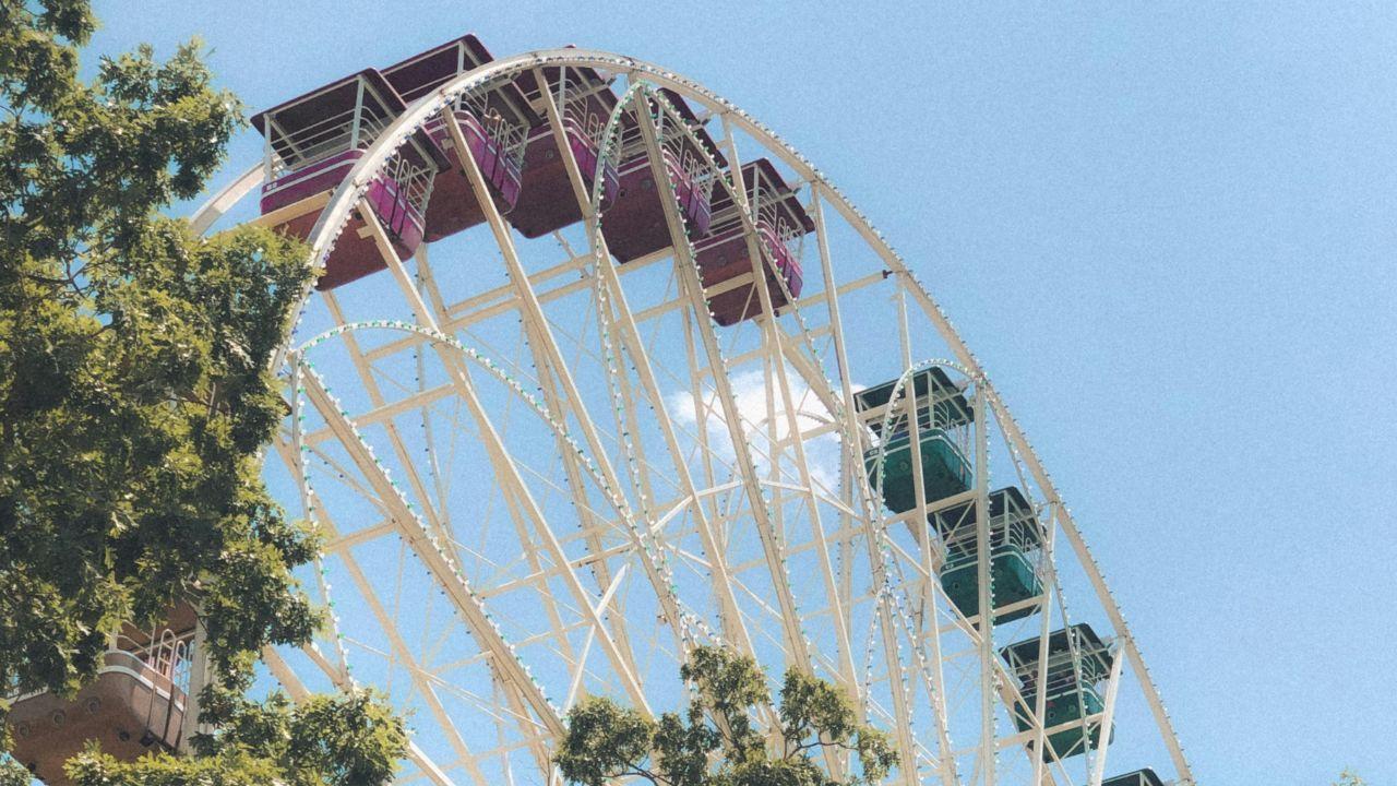 Image Of Six Flags Ferris Wheel