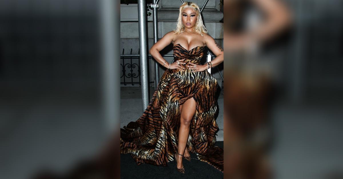 Nicki Minaj 'popped out' of Met Gala gown ｜ BANG Showbiz English