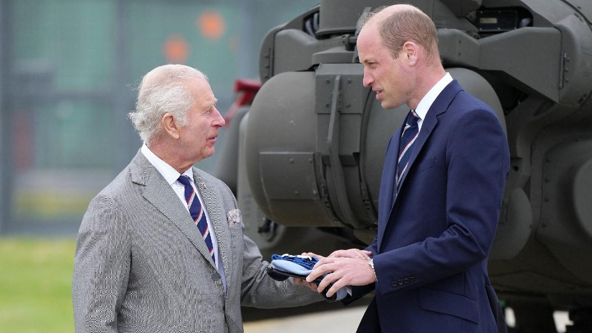 Photo of King Charles and Prince William