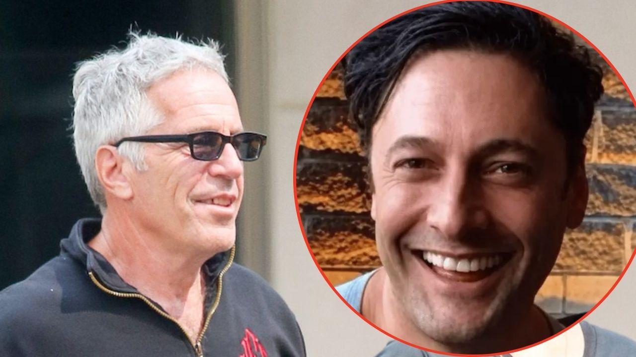 Photo of Jeffrey Epstein and Simon Andriesz