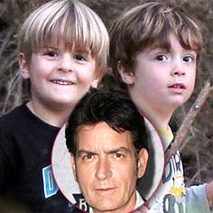 //charlie sheen brooke mueller twins bob max foster care sq