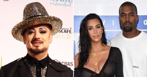 boy george kim kardashian silent kanye west commentsjpg
