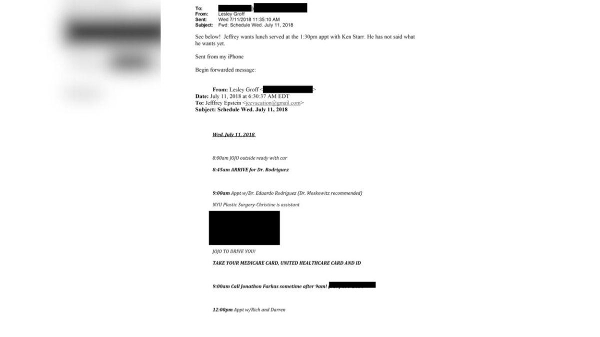 The leaked messages have been released in the latest batch.