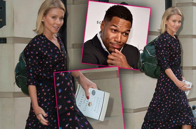 //kelly ripa michael strahan feud live first sighting pp