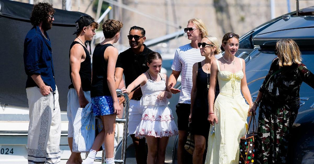 Elton John and Aaron Taylor-Johnson's families.